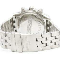 Pre Owned Breitling Black Stainless Steel Blackbird Automatic A44359 Men's Wristwatch 44 MM