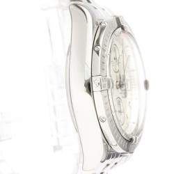 Breitling Silver Stainless Steel Chronomat Automatic A13356 Men's Wristwatch 44 MM