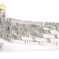 Breitling White 18K Yellow Gold And Stainless Steel Chronomat Automatic Men's Wristwatch 40 MM
