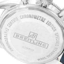Breitling Blue Stainless Steel SuperOcean Heritage A23370 Men's Wristwatch 44 MM