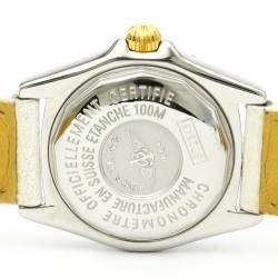 Breitling Pink MOP 18K Yellow Gold And Stainless Steel Callistino Men's Wristwatch 27 MM 