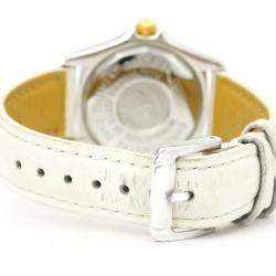 Breitling Pink MOP 18K Yellow Gold And Stainless Steel Callistino Men's Wristwatch 27 MM 