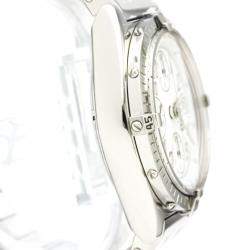 Pre Owned Breitling Silver Stainless Steel Chronomat A13050.1 Automatic Men's Wristwatch 40 MM