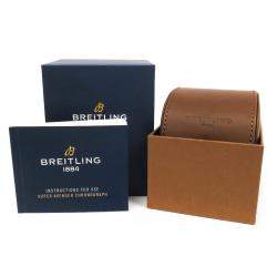 Breitling Black Stainless Steel A13375 Avenger Men's Wristwatch 49MM