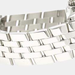 Pre Owned Breitling White Stainless Steel Chronomat Evolution A13356 Automatic Men's Wristwatch 44 MM