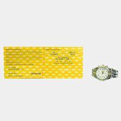 Breitling Silver 18K Yellow Gold And Stainless Steel Chronomat Automatic B13352 Men's Wristwatch 40 MM