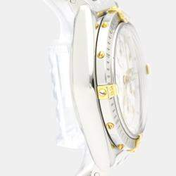 Breitling Silver 18K Yellow Gold And Stainless Steel Chronomat Automatic B13352 Men's Wristwatch 40 MM