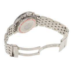 Breitling Black Stainless Steel Old Navitimer A13322 Men's Wristwatch 41 mm