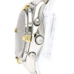 Breitling Blue Stainless Steel Cockpit B3001 Automatic Men's Wristwatch 37 mm