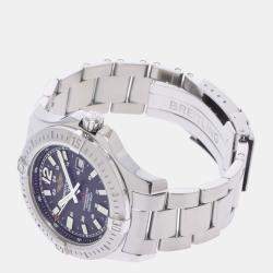 Breitling Black Stainless Steel Colt A17388 Automatic Men's Wristwatch 44 mm