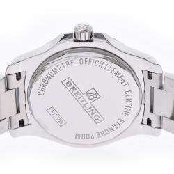 Breitling Black Stainless Steel Colt A17388 Automatic Men's Wristwatch 44 mm