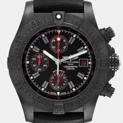 Breitling Black Stainless Steel Avenger M13380 Automatic Men's Wristwatch 45 mm