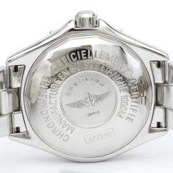 Pre Owned Breitling Black Stainless Steel Superocean A17340 Automatic Men's Wristwatch 41mm