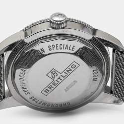 Pre Owned Breitling Black Stainless Steel SuperOcean AB2020121B1A1 Men's Wristwatch 46 mm 