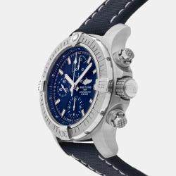 Breitling Blue Stainless Steel Avenger A13385101C1X1 Automatic Men's Wristwatch 43 mm