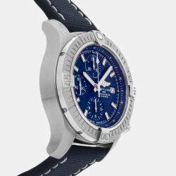 Breitling Blue Stainless Steel Avenger A13385101C1X1 Automatic Men's Wristwatch 43 mm