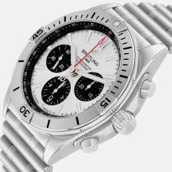 Breitling Silver Stainless Steel Chronomat Automatic Men's Wristwatch 42 mm