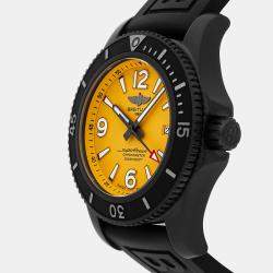 Breitling Yellow Stainless Steel Superocean II  M17368D71I1S2 Automatic Men's Wristwatch 46 mm