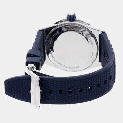 Breitling Blue Stainless Steel Chronomat Automatic Men's Wristwatch 38 mm