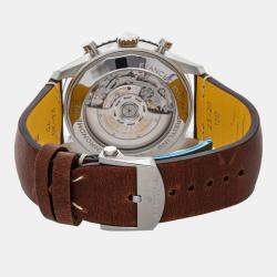 Pre Owned Breitling Black Stainless Steel Aviator AB01194A1B1X2 Automatic Men's Wristwatch 43 mm