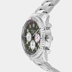 Breitling Green Stainless Steel Aviator AB01192A1L1A1 Automatic Men's Wristwatch 43 mm