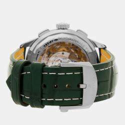 Breitling Green Stainless Steel Premier AB0118221L1P1 Automatic Men's Wristwatch 42 mm