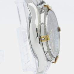 Pre Owned Breitling Blue Stainless Steel Cockpit B30011 Automatic Men's Wristwatch 37 mm