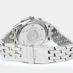 Pre Owned Breitling Blue Stainless Steel Cockpit B30011 Automatic Men's Wristwatch 37 mm