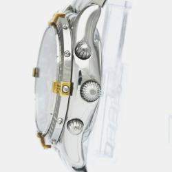 Pre Owned Breitling Blue Stainless Steel Cockpit B30011 Automatic Men's Wristwatch 37 mm