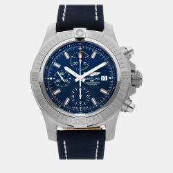 Breitling Blue Stainless Steel Avenger A13317101C1X2 Automatic Men's Wristwatch 45 mm