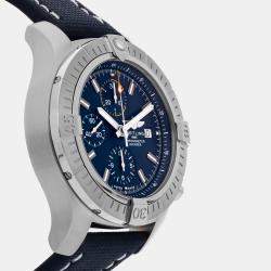 Breitling Blue Stainless Steel Avenger A13317101C1X2 Automatic Men's Wristwatch 45 mm