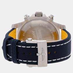 Breitling Blue Stainless Steel Avenger A13317101C1X2 Automatic Men's Wristwatch 45 mm