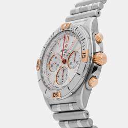 Breitling Silver Stainless Steel Chronomat IB0134101G1A1 Automatic Chronograph Men's Wristwatch 42 mm