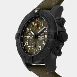 Breitling Green Titanium Avenger Automatic Men's Wristwatch 45 mm