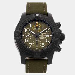 Breitling Green Titanium Avenger Automatic Men's Wristwatch 45 mm