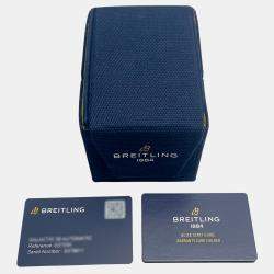 Breitling Blue Stainless Steel Super Avenger V13375101C1X2 Automatic Men's Wristwatch 48 mm