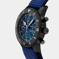 Breitling Blue Stainless Steel Superocean M133132A1C1W1 Automatic Men's Wristwatch 44 mm