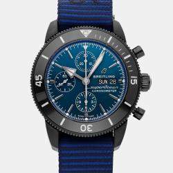 Breitling Blue Stainless Steel Superocean M133132A1C1W1 Automatic Men's Wristwatch 44 mm