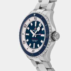 Breitling Blue Stainless Steel Superocean A17375E71C1A1 Automatic Men's Wristwatch 42 mm