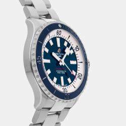 Breitling Blue Stainless Steel Superocean A17375E71C1A1 Automatic Men's Wristwatch 42 mm