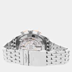 Breitling Grey Stainless Steel Navitimer UB0121211F1A1 Automatic Men's Wristwatch 43 mm