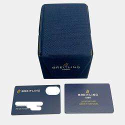 Breitling Black 18k Rose Gold Aviator RB0920131B1X1 Manual Winding Men's Wristwatch 41 mm