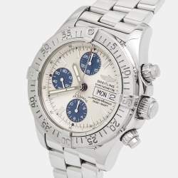 Pre Owned Breitling Silver Stainless Steel SuperOcean A13340 Men's Wristwatch 42 mm