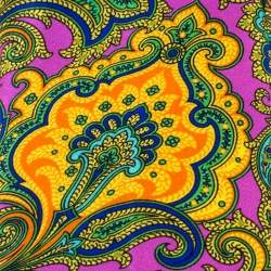 Pre Owned ربطة عنق بريوني حرير بنقوش بايزلي متعددة الألوان