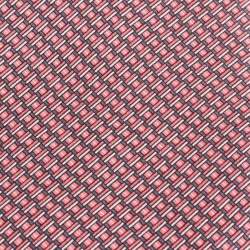 مملوكة مسبقًا Brioni Pink Printed Silk Classic Tie