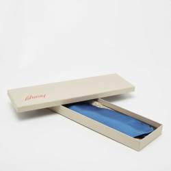 Pre Owned Brioni Blue Silk Jacquard Classic Tie