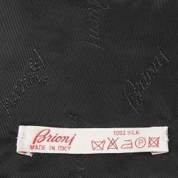 مملوكة مسبقًا Brioni Black Silk Cummerbund and Bow Tie Set XXL