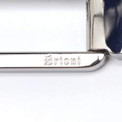 Brioni Black/Dark Brown Leather Cut to Size Reversible Buckle Belt