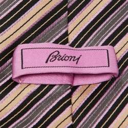 Brioni Multicolor Striped Silk Traditional Tie