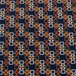 مملوكة مسبقًا Brioni Multicolor Geometric Print Silk Traditional Tie